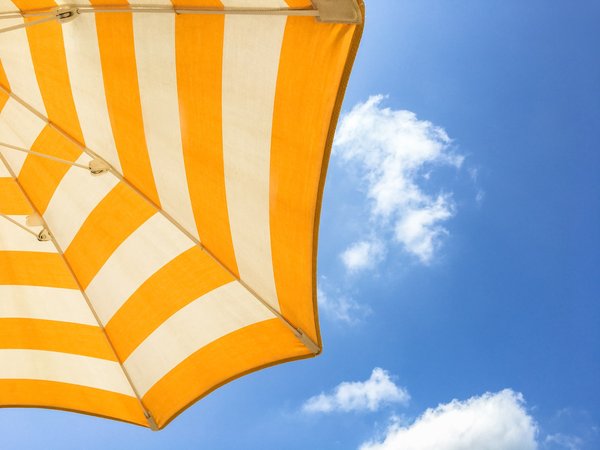 Parasol professionnel : protection élégante contre pluie et soleil